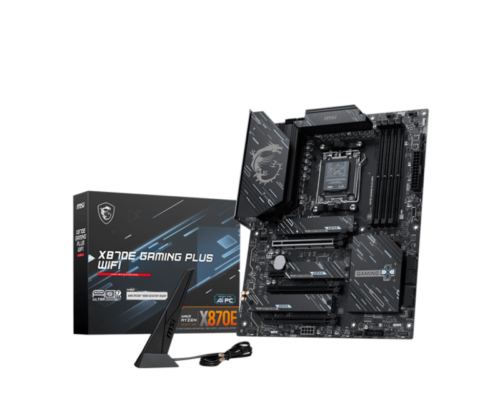 MSI X870E GAMING PLUS WIFI. Processor manufacturer: AMD
