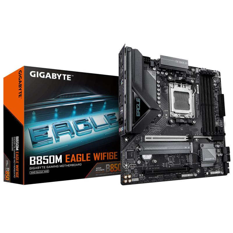 GIGABYTE B850M EAGLE WIFI6E. Processor manufacturer: AMD