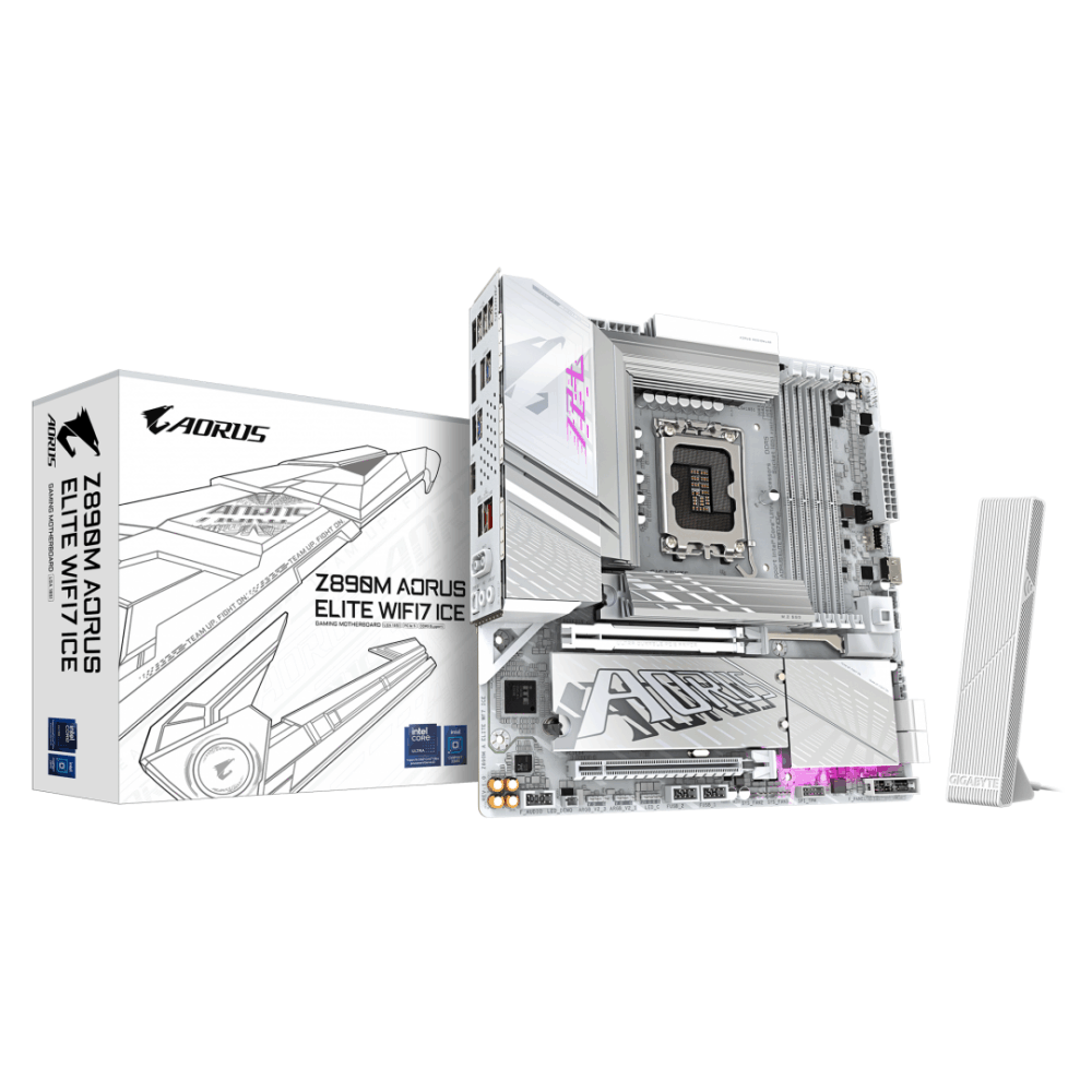 Placa de bază Gigabyte Z890M AORUS ELITE WIFI7 ICE LGA1851
