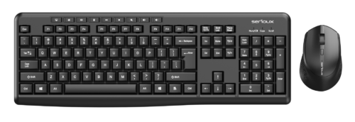 Kit tastatură și mouse wireless 2.4G Tastatură: cu rând independent de taste multimedia * Mod: 2.4G * Număr taste: 104 + 9 taste rapide * Material: ABS * Culoare: Negru * Chipset: Huntersun * Aspect: Orice aspect disponibil * Tip interfață: USB * Dimensiune: 442*152*25mm ; 440g * Baterie: 1*AAA (nu