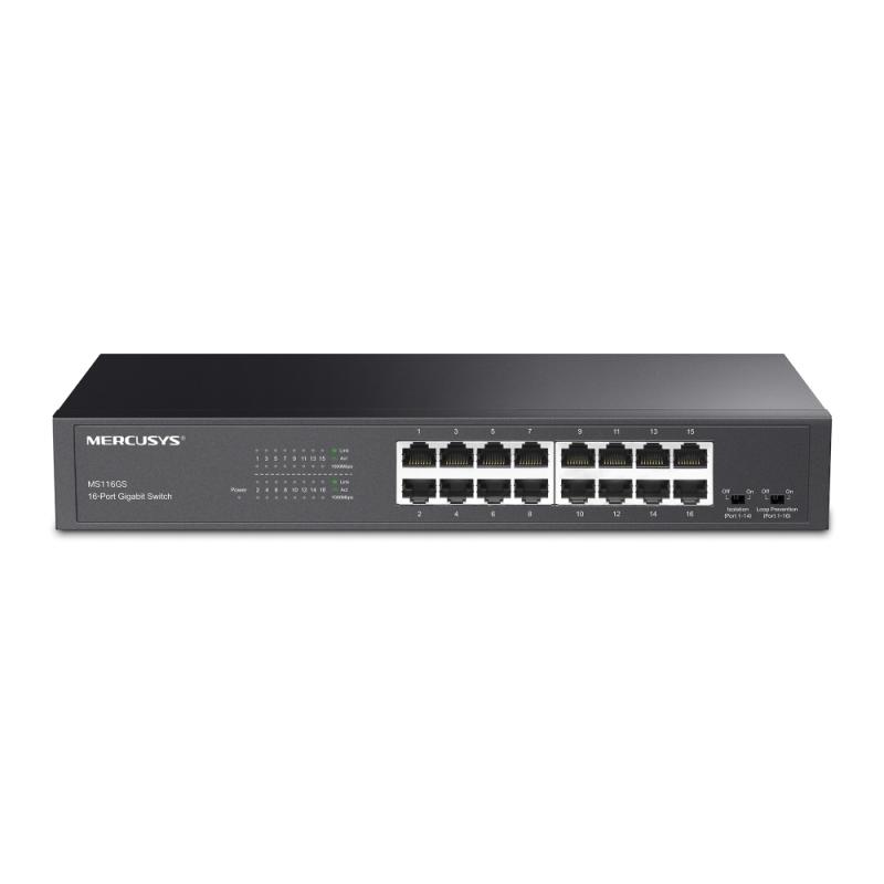16-Port Gigabit Desktop/Rackmount Switch