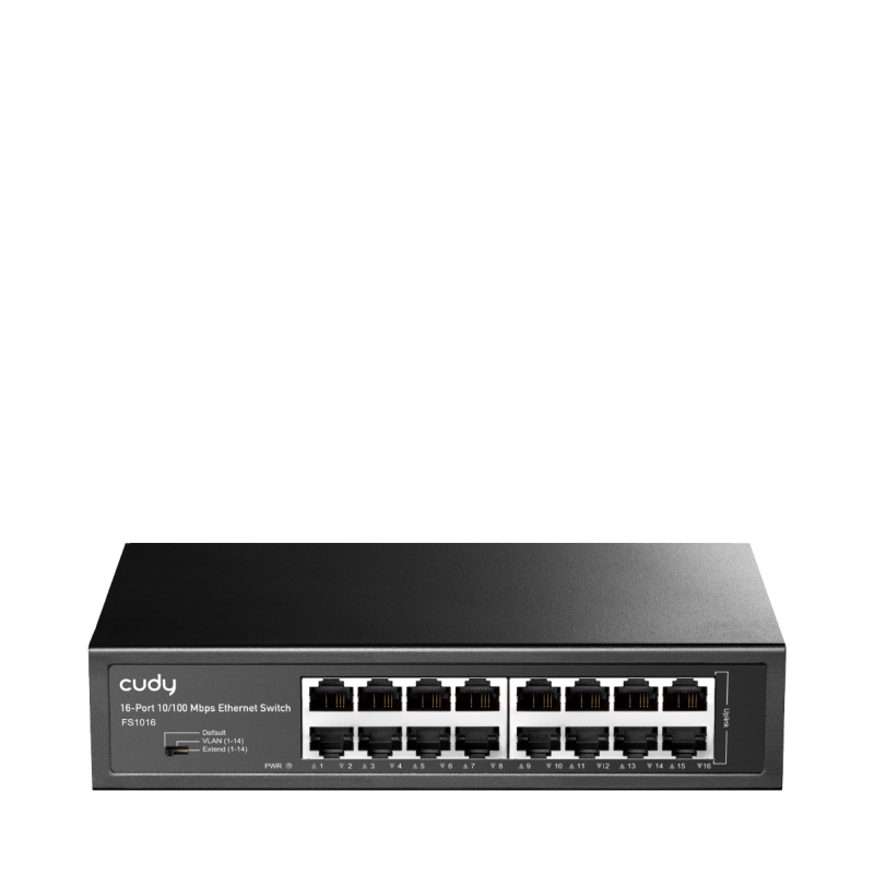 CUDY 16-Port 10/100 Mbps Switch