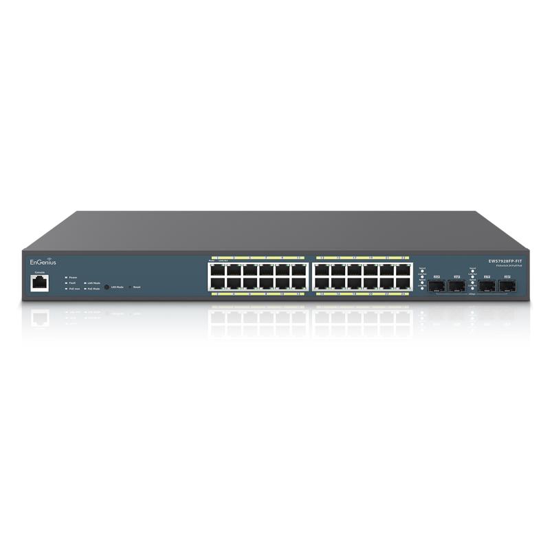 Switch EnGenius Fit Managed / stand-alone 19i 24-port 410W