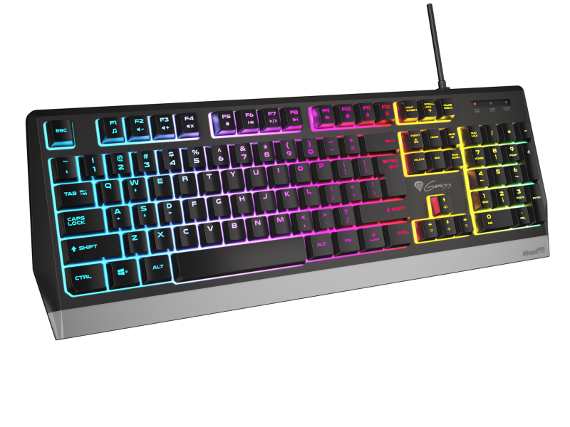 GENESIS Rhod 300 RGB. Keyboard form factor: Full-size (100%). Keyboard style: Straight. Connectivity technology: Wired