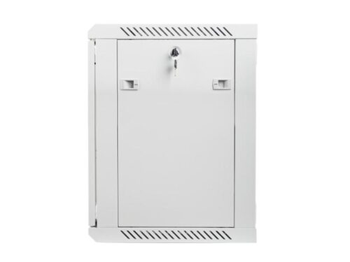 Dulap rack 19" perete 12U / 600x450 (flat pack) cu ușă din sticlă