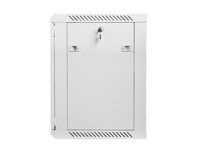 Dulap rack 19" perete 12U / 600x450 (flat pack) cu ușă din sticlă