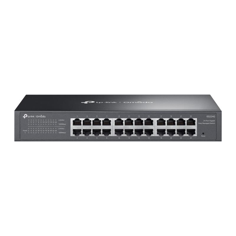 Omada 24-Port Gigabit Easy Managed Switch PORT: 24× Gigabit RJ45 Ports SPEC: 1U 13-inch Rack-mountable Steel Case FEATURE: Integration with Omada SDN Controller and Omada Cloud Essentials
