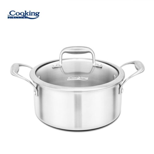 SEMIOALA INOX+CAPAC STICLA 24x12CM