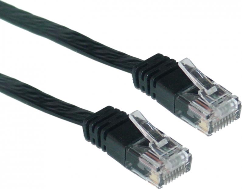 PATCH CORD UTP SPACER CAT5E 3M NEGRU