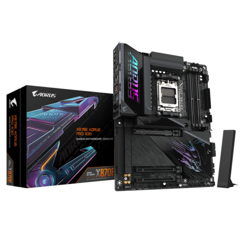 GIGABYTE X870E AORUS PRO X3D. Processor manufacturer: AMD