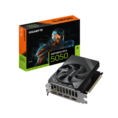 GIGABYTE GeForce RTX 5050 D6 8G. Graphics processor family: NVIDIA