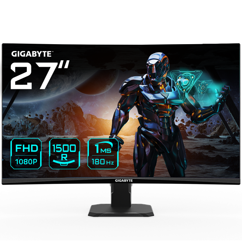 GIGABYTE GS27FC 27" FHD Curved Gaming Monitor - 1920 x 1080