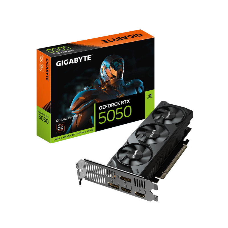 Placa Video GIGABYTE GEFORCE RTX 5050 OC LOW PROFILE 8GB GDDR6 128 bit
