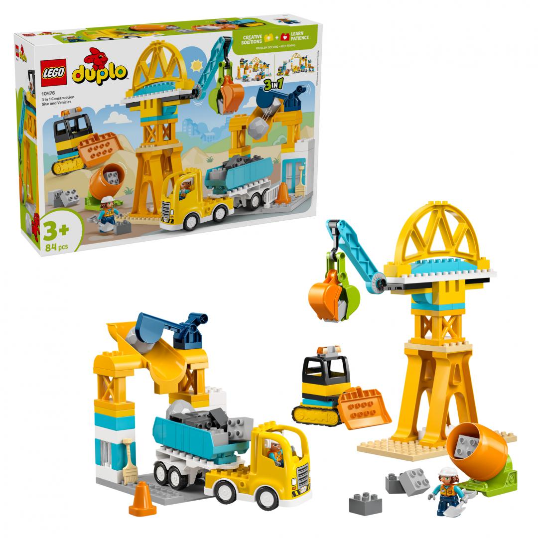 SANTIER SI VEHICULE DE CONSTRUCTII  LEGO10476
