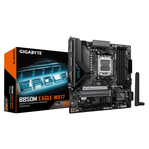 GIGABYTE B850M EAGLE WIFI7. Processor manufacturer: AMD