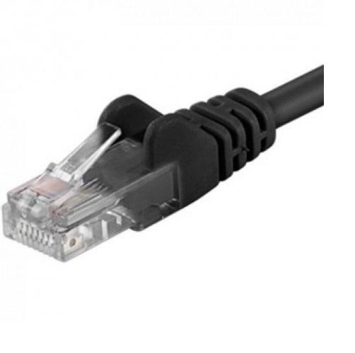 Patchcord UTP RJ45-RJ45 Cat.6 1m negru