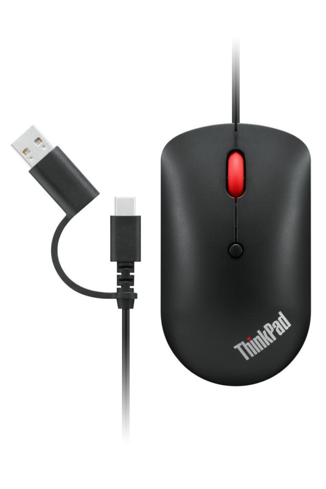 Lenovo ThinkPad USB-C Wired Compact Mouse