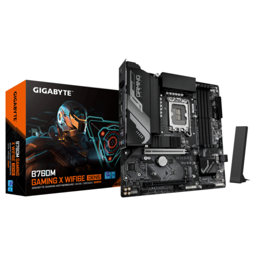 GIGABYTE B760M GAMING X WIFI6E GEN5. Processor manufacturer: Intel