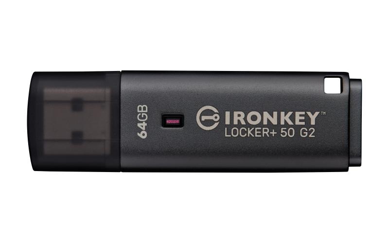 Kingston Technology IronKey Locker+ 50 G2. Capacity: 64 GB