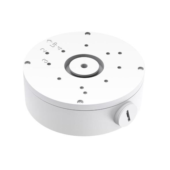 Doza conexiuni pentru camere Vigi VJB-305; material aluminiu; dimensiuni: 155.56 × 150 × 51 mm