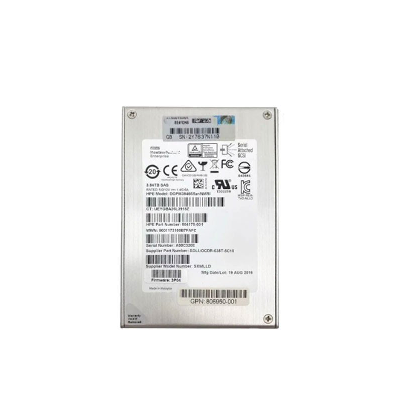 Solid State Drive (SSD) Enterprise 3.84TB SAS
