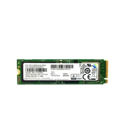 Solid State Drive (SSD) M.2 NVMe 256GB