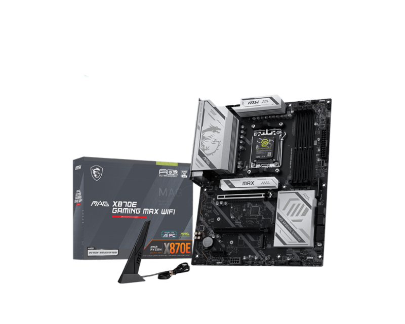 MSI MAG X870E GAMING MAX WIFI. Processor manufacturer: AMD