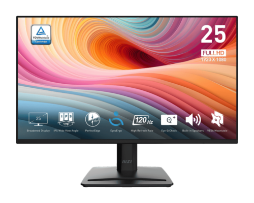 MSI Pro MP252 E2. Display diagonal: 62.2 cm (24.5")