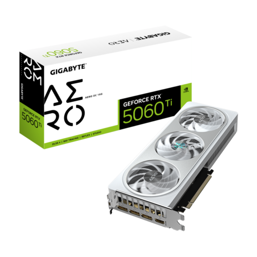 Placa Video GIGABYTE RTX 5060 TI AERO OC 16GB GDDR7 128bit
