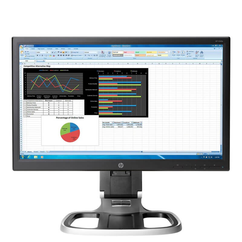 Monitoare LED HP V241p
