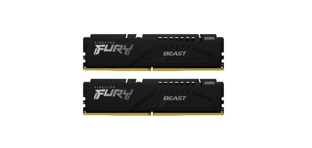 Memorie RAM Kingston DDR5 64GB 5600Mhz CL36 1.25V Dual Channel Kit Fury Beast Black EXPO
