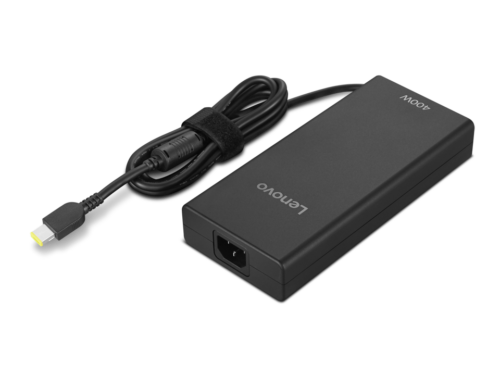 Adaptop Lenovo Legion 400W; Port de incarcare: USB-C; Accesorii incluse: Power adapter; Line cord; Warranty Poster; Power Poster; Dimensiuni (L x D x H) : 235 mm x 200 mm x 80 mm; Greutate: 1.01 Kg; Garantie: 1 an