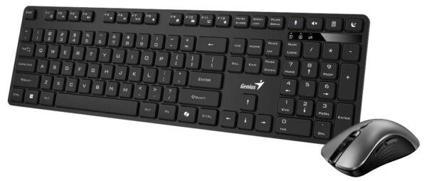 Kit wireless Genius tastatura wireless 104 taste (slim) + mouse wireless 1200dpi