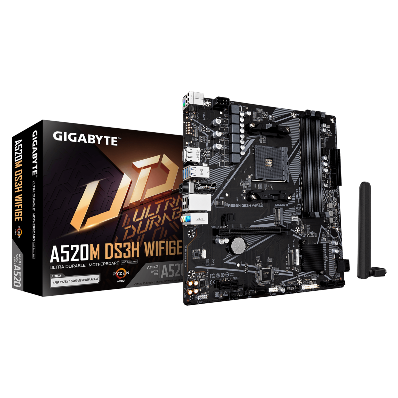 Placa de baza Gigabyte A520M DS3H WIFI6E
