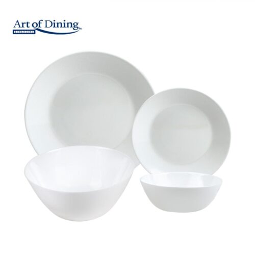 SERVICIU MASA DIN OPAL ALB 19 PIESE