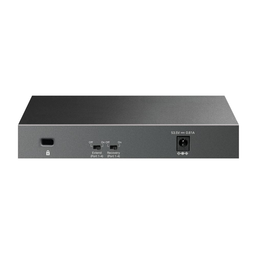 Desktop Steel Case FEATURE: Extend Mode for 250m PoE Transmitting