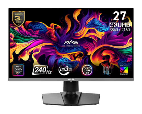 Monitor MSI 26.5" MAG 272UP QD-OLED X24