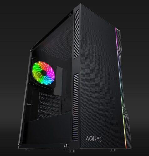 Carcasa AQYRIS ELECTRA Mid Tower ARGB NEGRU