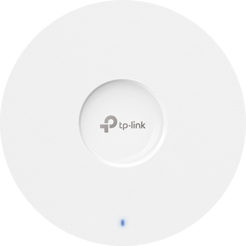 "Omada  AX6000 Ceiling Mount Dual-Band Wi-Fi 6 Access Point PORT: 1×2.5G RJ45 Port SPEED:1148Mbps at  2.4 GHz + 4804 Mbps at 5 GHz FEATURE: 802.3at POE+ and 12V DC (Power Adapter is not included)