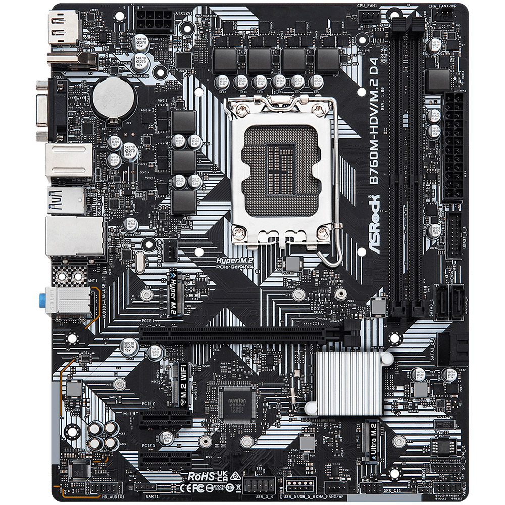 Placa de baza Asrock B760M-HDV/M.2 DDR4