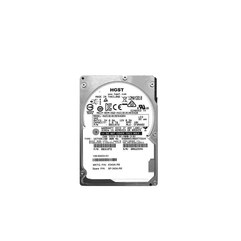 Hard Disk HGST HUC101818CS4204 1.8TB SAS 12Gbps