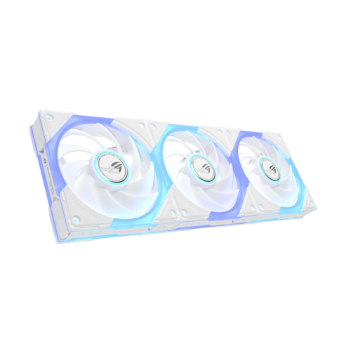 Ventilator Carcasa ASUS ROG Eurux GR120 ARGB Fan White Triple Pack