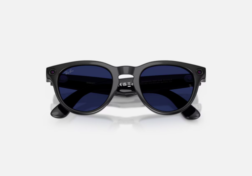 Ray-Ban Meta Headliner Gen 2 High Bridge FIT Shiny Black Clear/Sapphire Transitions 50-23