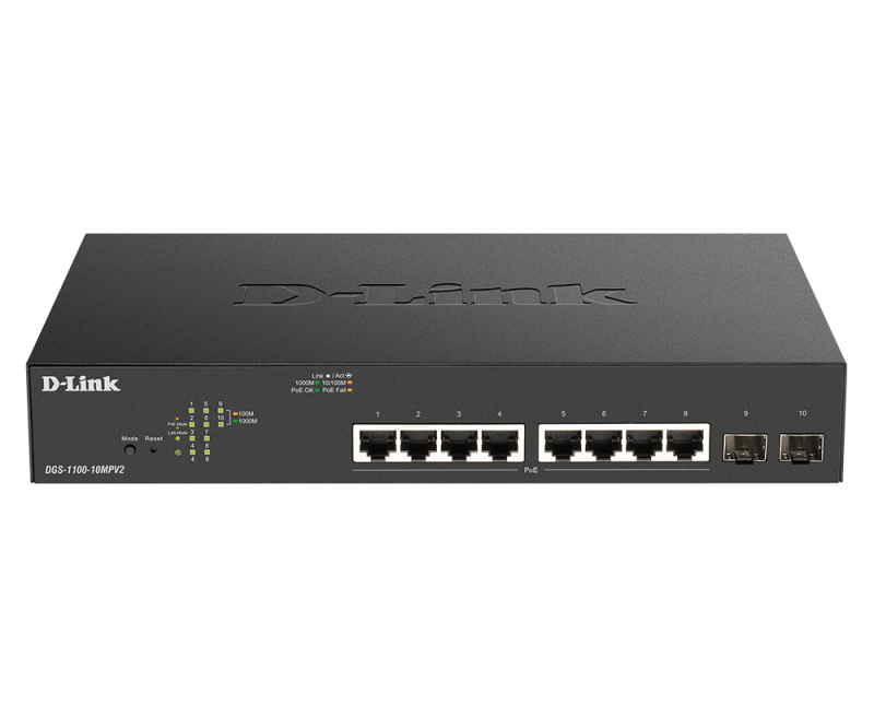 Switch D-Link Gigabit DGS-1100-10MPV2