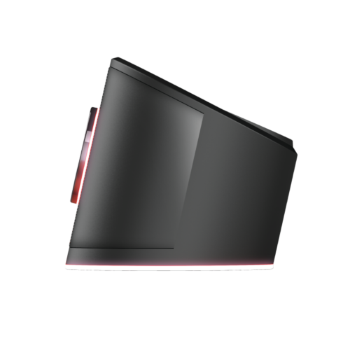 Soundbar Trust GXT 619 Thorne RGB Illuminated Soundbar  Specifications General Type of speaker Soundbar Height of main product (in mm) 70 mm Width of main product (in mm) 400 mm Depth of main product (in mm) 75 mm Total weight 700 g Weight of main unit 700 g  Connectivity Connection type wired Cable