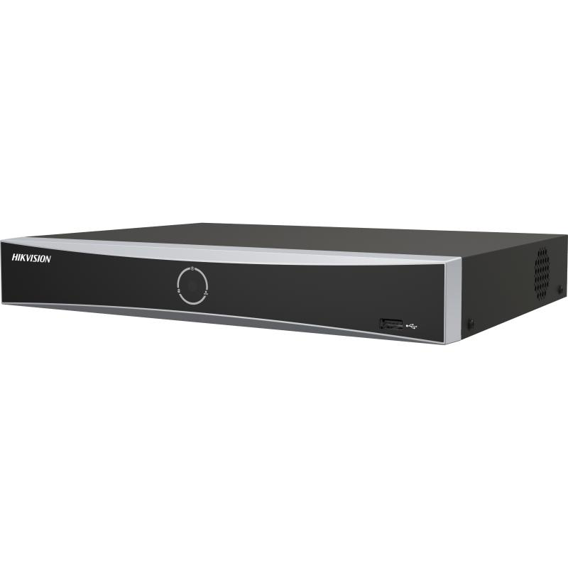 NVR Hikvision 8 canale 1U K Series AcuSense DS-7608NXI-K1/8P(D); 1-ch@12 MP or 2-ch@8 MP or 4-ch@4 MP or 8-ch@1080p decoding capacity