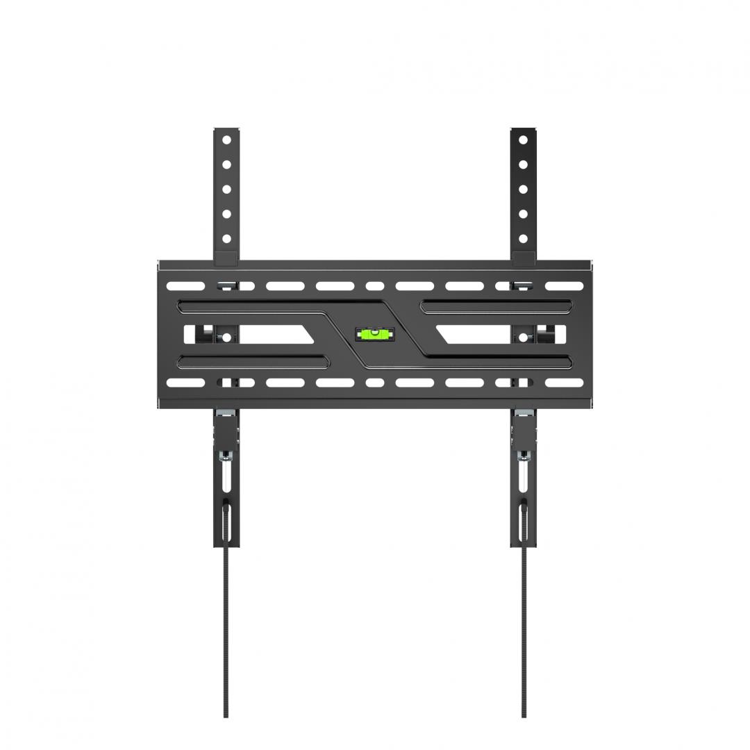 Suport perete TV Serioux 32-75" Tilt 75kg Profil 50mm Material: Otel Finisarea suprafeței: vopsea electrostatica Dimensiune ecran: 32"-75" Compatibilitate VESA: 75x75